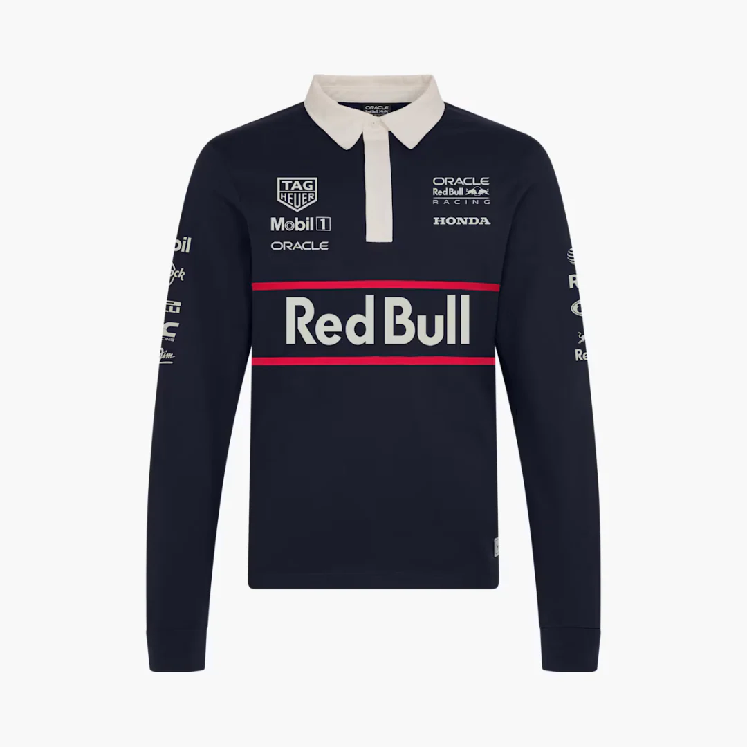 TU11396 Red Bull Racing F1 Heritage Team Long Sleeve Polo Shirt