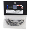 HRACC468C01 - 1:10 Scale elastic cord Set (6) Black W/ White