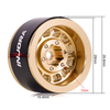DGW-1056GD INJORA 1.0" Aluminum Wheels for Micro Crawlers (W1056) - Gold