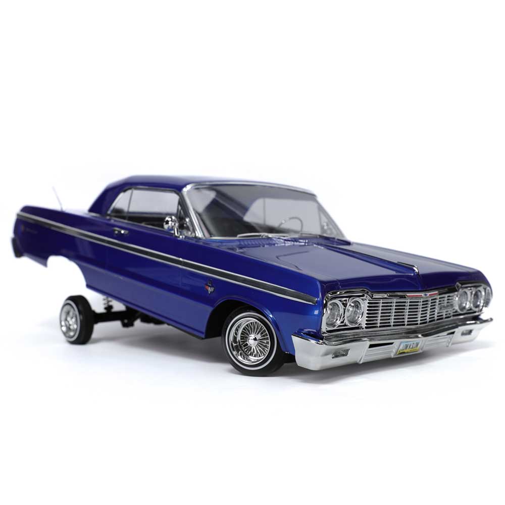 RER32893 Redcat SixtyFour Chevrolet Impala 1/10 RTR Scale Hopping Lowrider (Solid Blue)