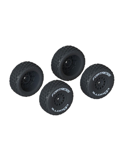 ARA550117 dBoots 'FORTRESS' Tire Set Glued, Option (2 Pairs)