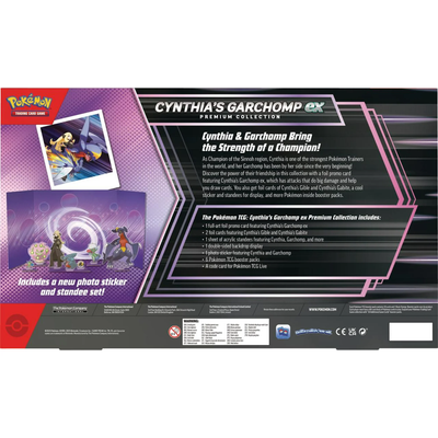 PKU100-10424 : C : EN : 45 : Pokemon Cynthia Garchomp Ex Premium Collection