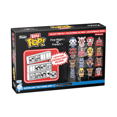 FU73045 Bitty FNAF Foxy 4 Pack