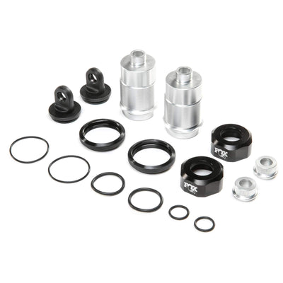 LOS253026 Shock Body Set, Silver with Fox Caps