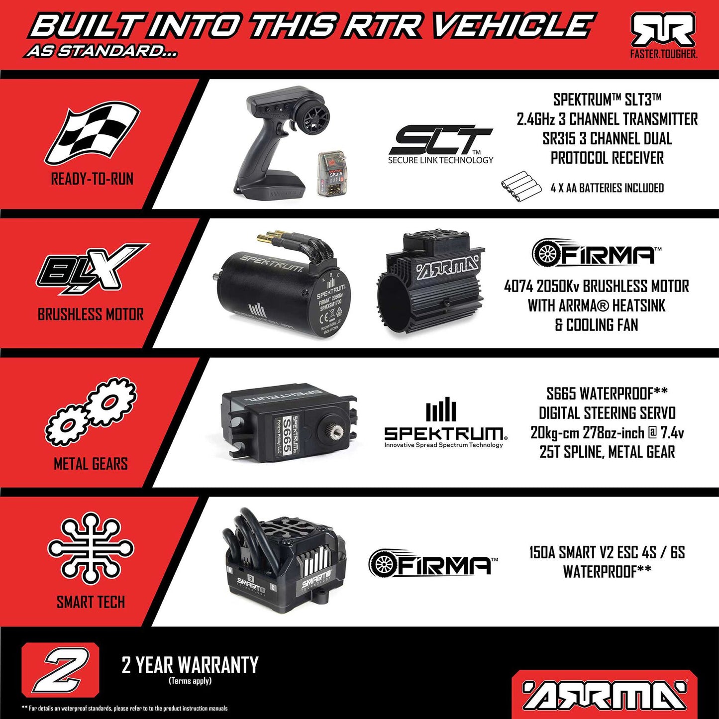 ARA7704V3T1 1/7 Arrma Mojave 6S EXB