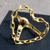Jevries Heart Steering Wheel Gold