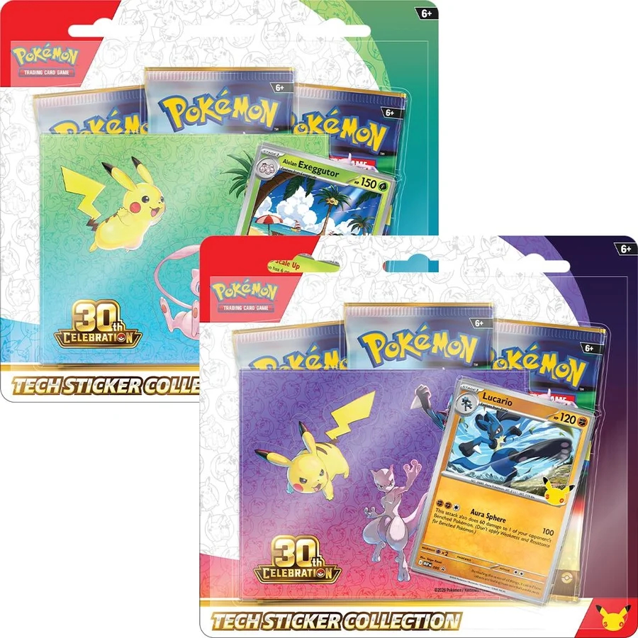 PKU10-10449-120 The Pokemon TCG 30th Celebration Tech Sticker Collection