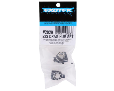 EXO2029 22S Aluminum HD Rear Hub Set