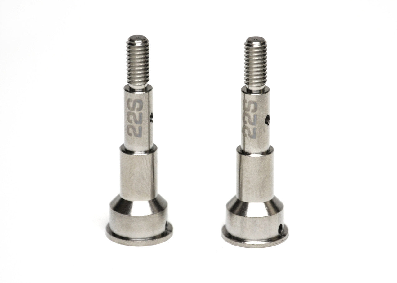 EXO2032 22S Drag Titanium Lightweight Rear CVA Axles (2) (Drag Racing Only)