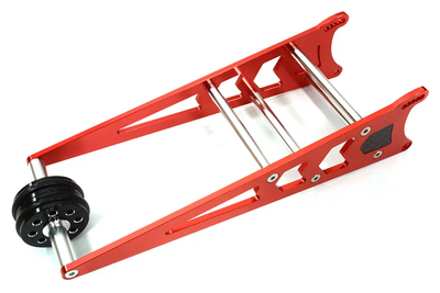 INTC32311RED Blue Billet Machined Wheelie Bar Upgrade 1/10 2WD