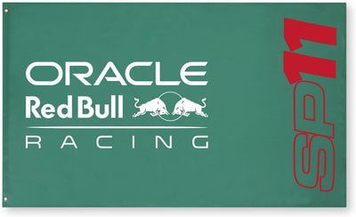 2014-RBR Red Bull Racing Checo Flag - Green