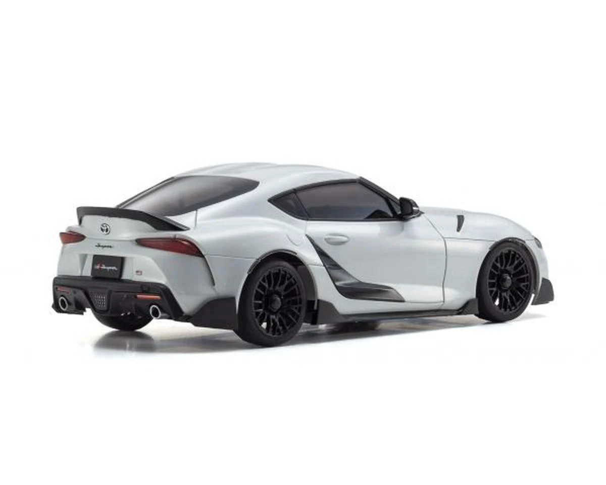 KYO32378W Kyosho MR-04 RWD Mini-Z Readyset w/Toyota GR Supra TRD Aero Body (White Metallic)