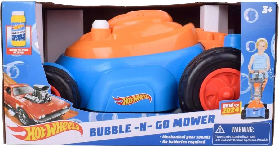 HW470415 Hotwheels Bubble -N- Go Mower