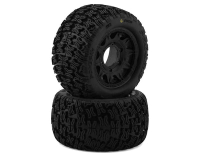 PRO1023910 1/10 Bonesaw F/R 2.8" MT Tires Mounted 12mm/14mm Black Raid (2)