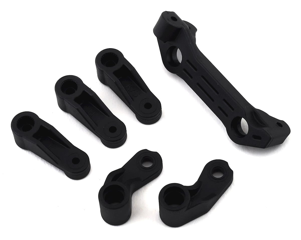 TKR6526C – Bell Cranks, Servo Horns, Ackerman Plate (revised, EB410.2)