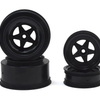 JCO3387B Startec Street Eliminator Drag Racing Wheels (Black) w/12mm