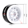 DGW-1056WH INJORA 1.0" Aluminum Wheels for Micro Crawlers (W1056) - White