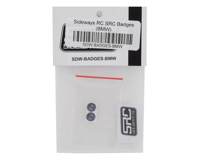 SDW-BADGES-BMW Sideways RC BMW Badges (2) (Miniature Scale Accessory)