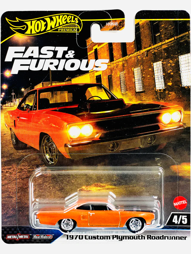 HWJBL87 Hot Wheels Premium Fast & Furious 1970 Custom Plymouth Roadrunner