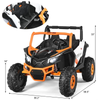 UTV-MX 24V 4WD All Terrain Kids Ride-On UTV With MP4 And Leather Seat