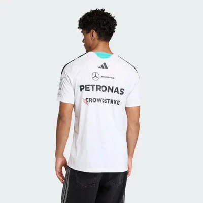 KF0160 Mercedes - AMG Petronas Formula One 2026 Men's Team Jersey T-Shirt-White