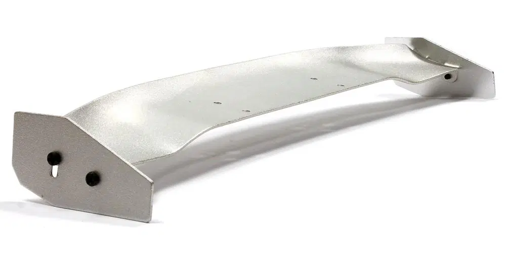 INTC24923SILVER Alloy Rear Wing 185mm Drift/Touring Car