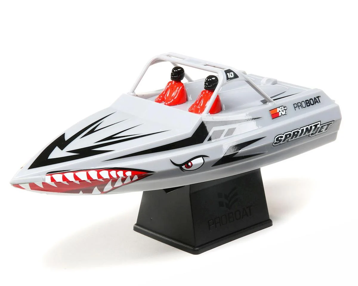 PRB08045T1 Sprintjet RTR Electric Jet Boat (Silver) w/2.4GHz Radio, Battery & Charger