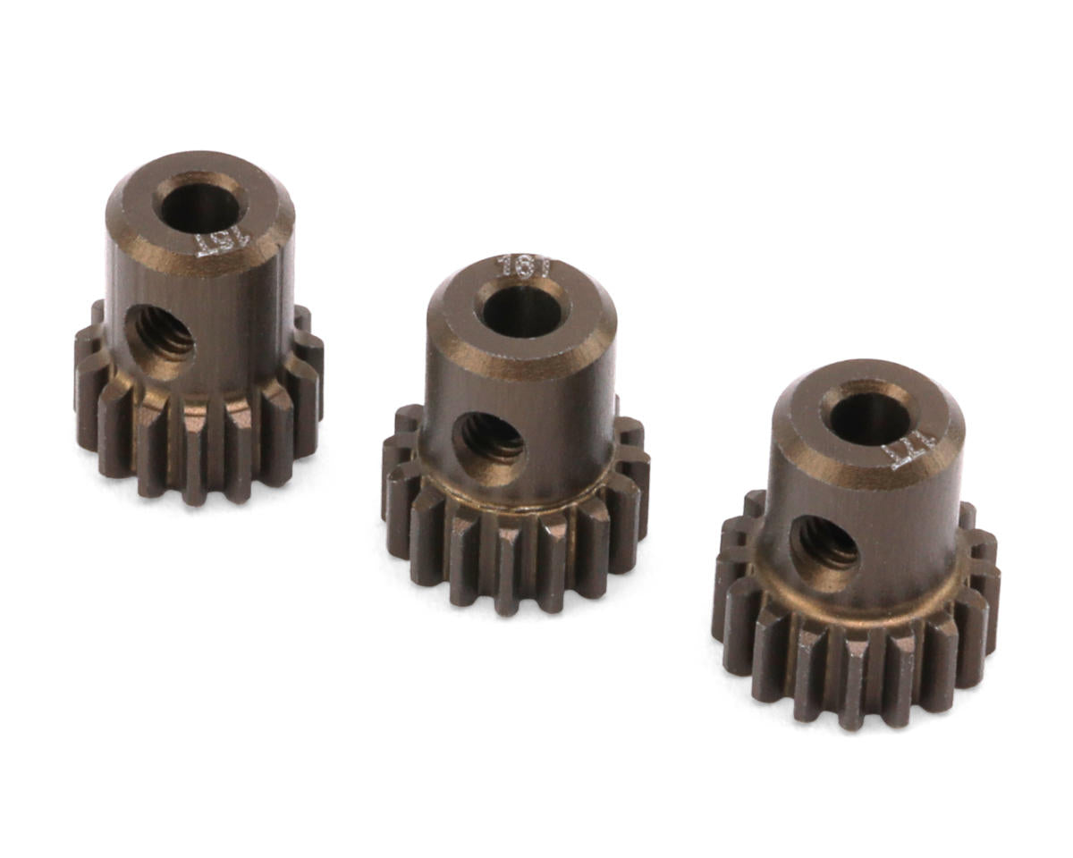 ASC21692 Team Associated RC28R 64P Factory Team Aluminum Pinion Gears Set (15T/16T/17T)