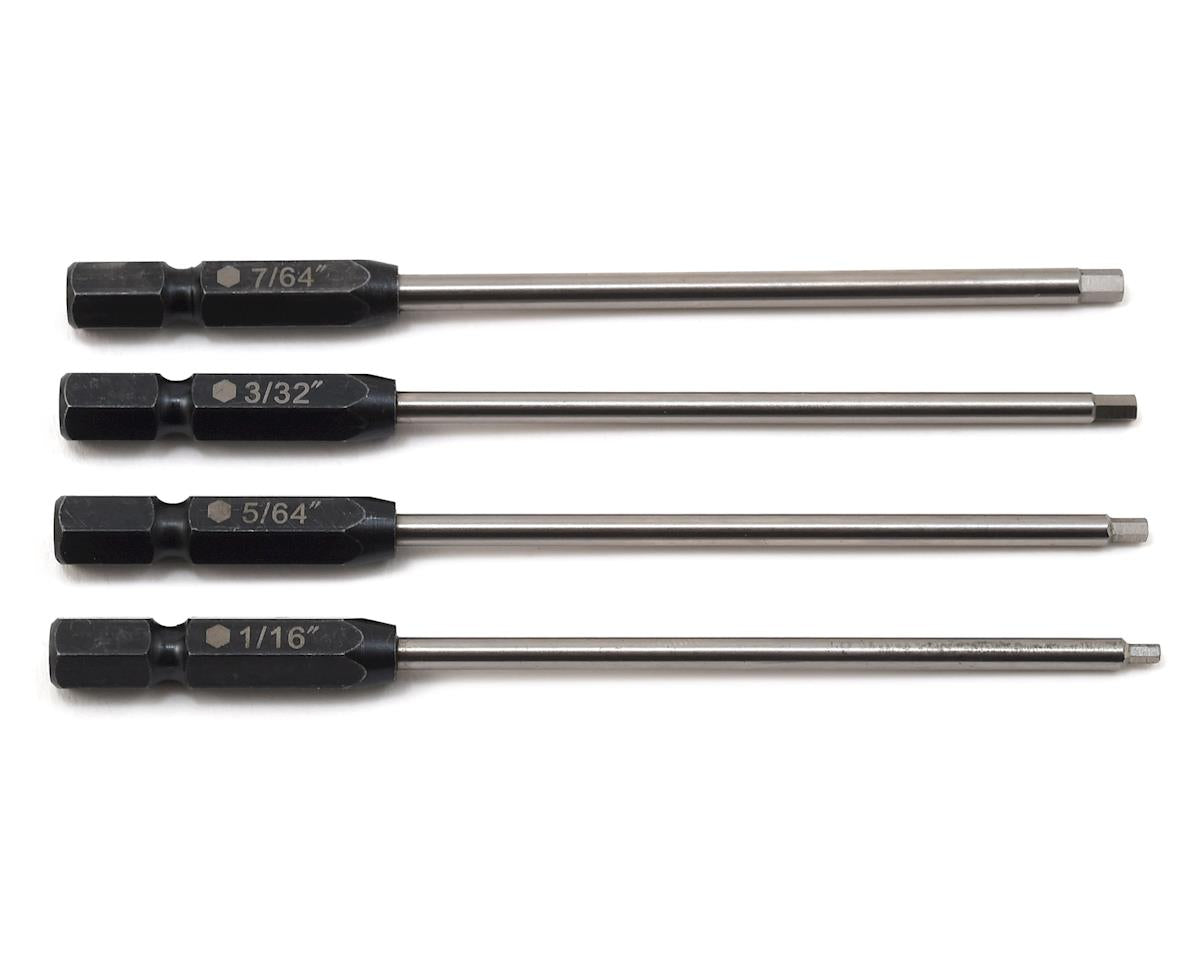 PTK-8244 ProTek RC TruTorque Standard Power Tool Tip Set (4) (1/16", 5/64", 3/32", 7/64")