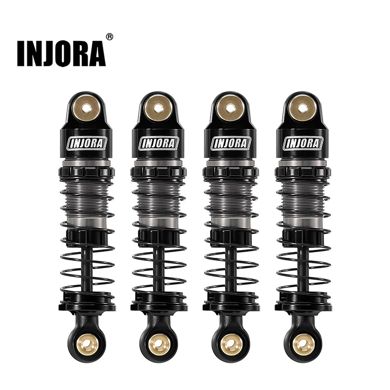 SCX24-198BK INJORA 36mm Big Bore Oil Shocks for 1/24 SCX24 FCX24M