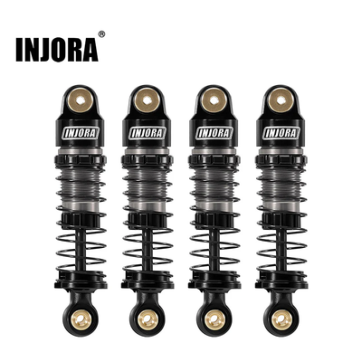 SCX24-198BK INJORA 36mm Big Bore Oil Shocks for 1/24 SCX24 FCX24M