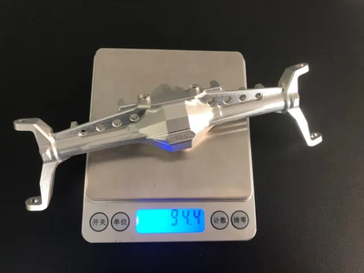 TLHTCAPRA-01 Treal Capra Front Axle Housing CNC Solid Billet Aluminum 7075 One-Piece Design-Black