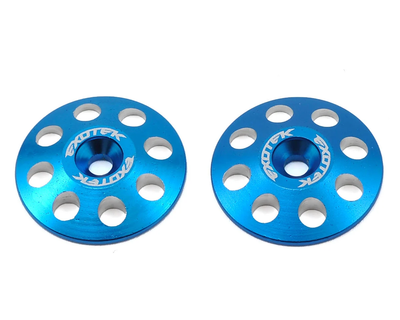 EXO1665BLU 22mm 1/8 XL Aluminum Wing Buttons (2) (Blue)
