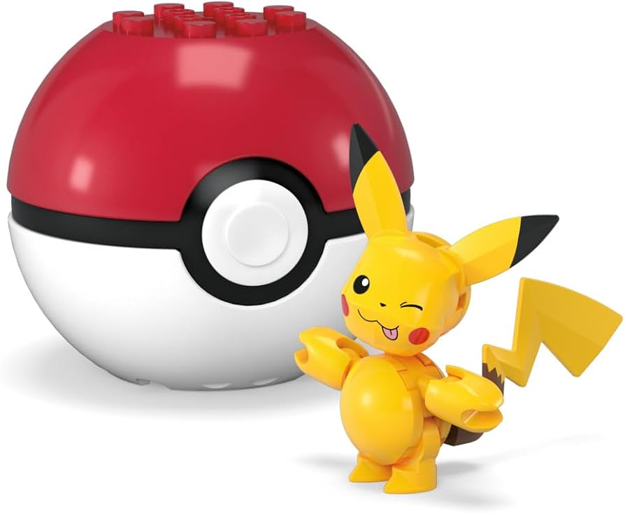GFC85 Mega Construx Pokeball Pikachu
