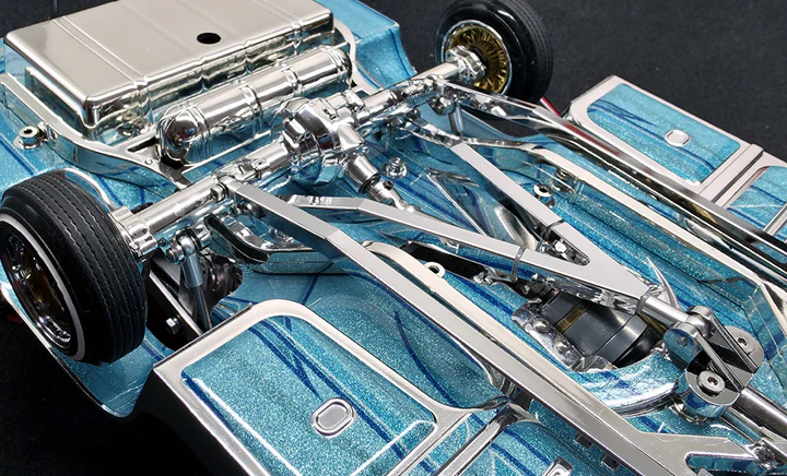Jevries MS-9647-Y-L-CHR Y-Link Suspension Kit Chrome
