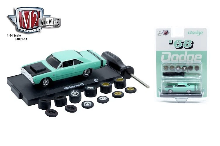 M2Machines 34001-14 - 1968 Dodge Dart GTS - Teal