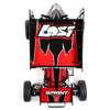 LOS-2359 1/10 Scale  2WD 22S Sprint, RTR with Battery and Charger, Red