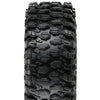 PRO1012812 Hyrax 1.9" Tires w/Impulse Wheels (Black/Silver) (2) (Predator) w/12mm Hex