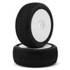 RWS180105SSLBW Raw Speed RC Villain 1/8 Buggy Pre-Mounted Tires (White) (2) (Super Soft - Long Wear)