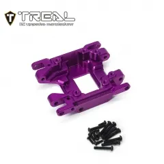 X003KPSYS3 TREAL Aluminum 7075 Center Skid Plate CNC Machined Upgrdes for 1/18 TRX4M-Purple