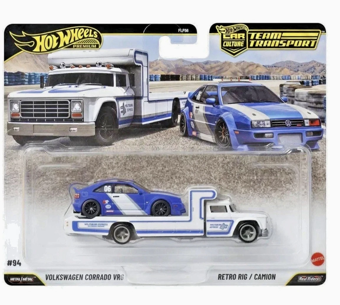 HWJHX95 HotWheels Volkswagen Corrado VR6 & Retro Rig
