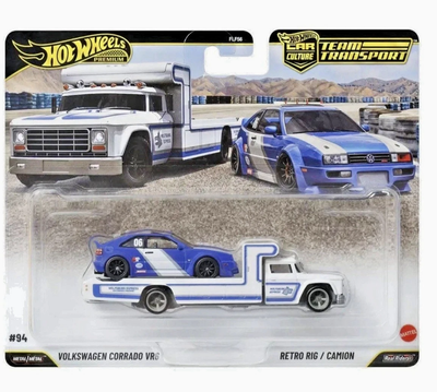 HWJHX95 HotWheels Volkswagen Corrado VR6 & Retro Rig