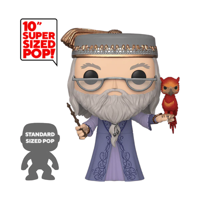 FU48038 Dumbledore with Fawkes 10"