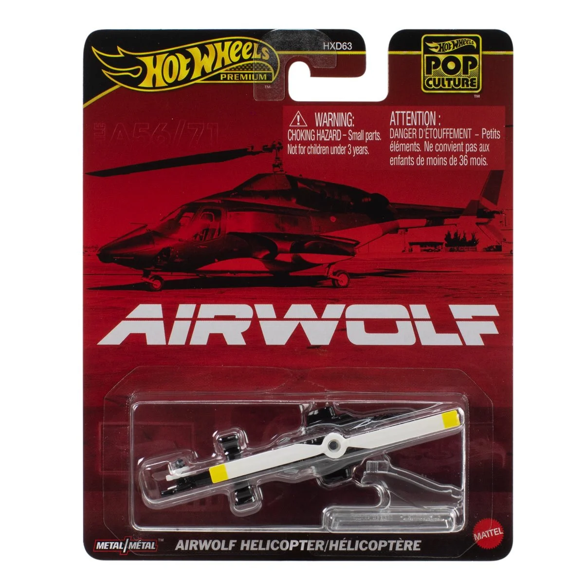 HWJBL56 Hot Wheels Premium Airwolf Helicopter