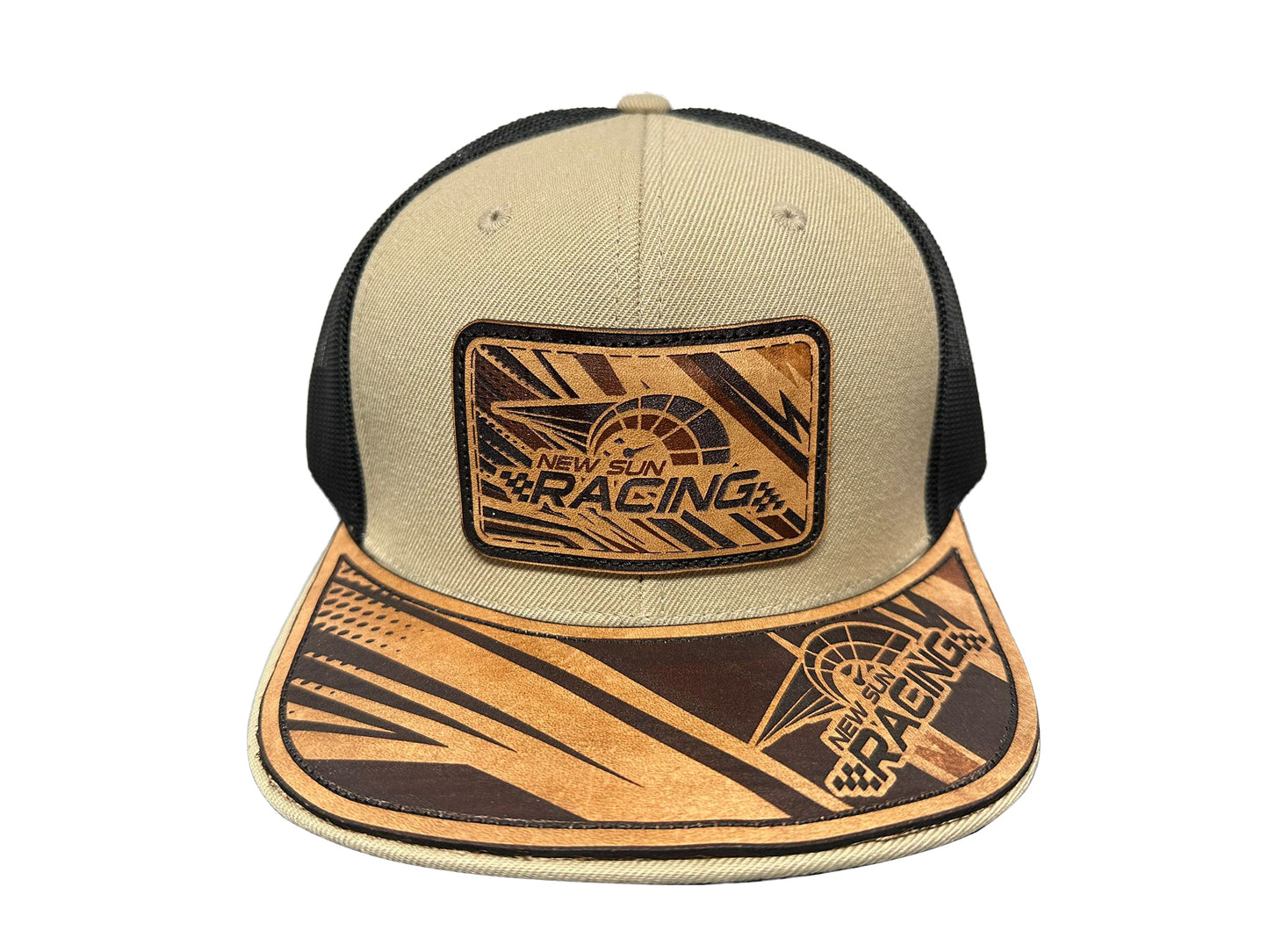 NSR Custom Cap - 6 Panel -  Leather Patch & Lid -