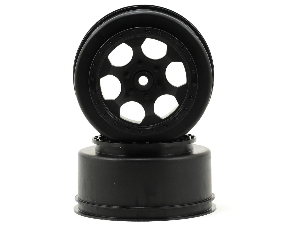 DER-SCT-LRB 12mm Hex "Trinidad" Short Course Wheels (Black) (2) (XXX-SCT/SCB Rear)