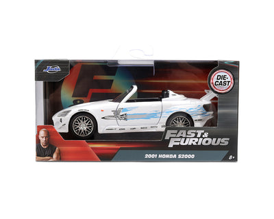 Jada 35629 1:32 2001 Honda S2000 (Remix) – White – Fast & Furious 25 Year Anniversary