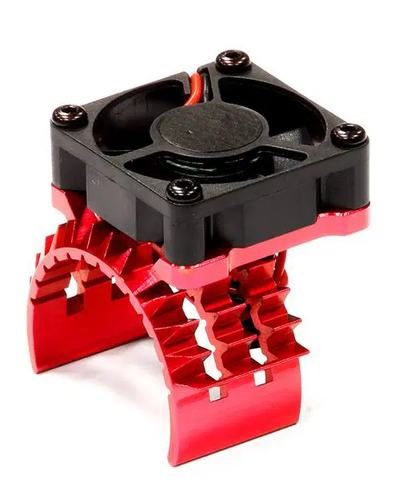 INTT8635RED T2 Motor Heatsink w/ Cooling Fan for Traxxas 1/10 Stampede 4X4 & Slash 4X4