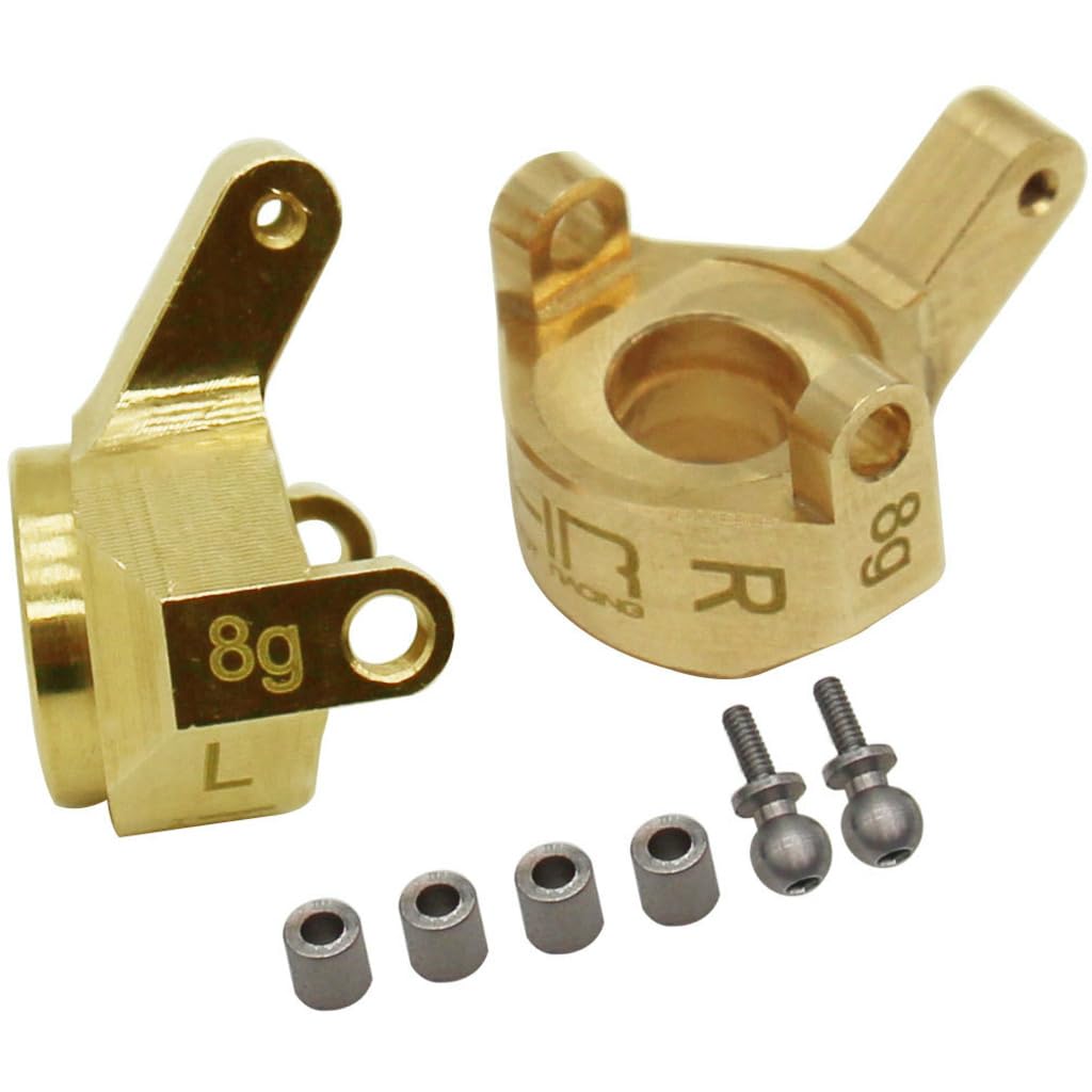 HRSXTF21H - Brass Front Steering Knuckle SCX24