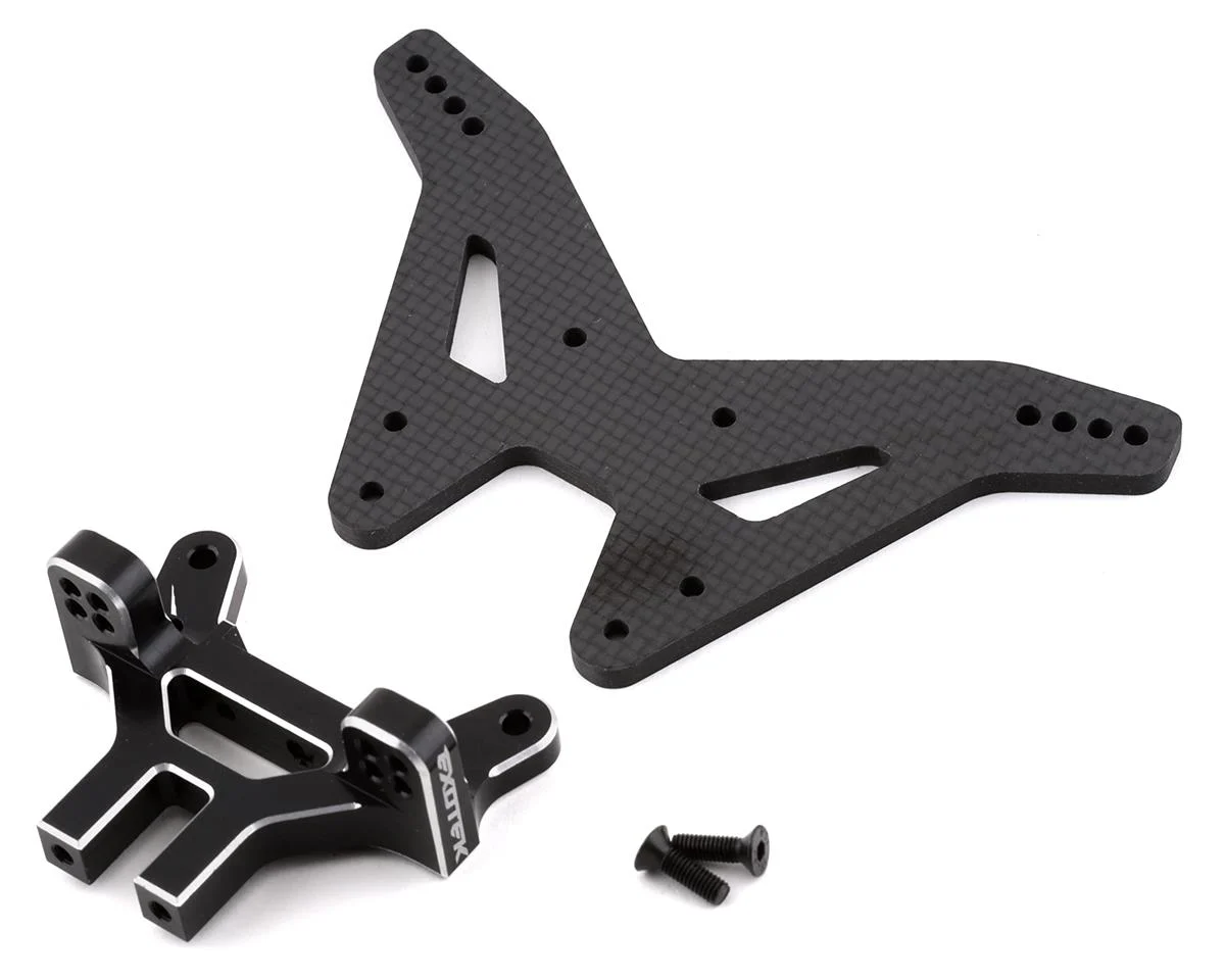 EXO2056 22S Drag 4mm Carbon Rear Tower Set